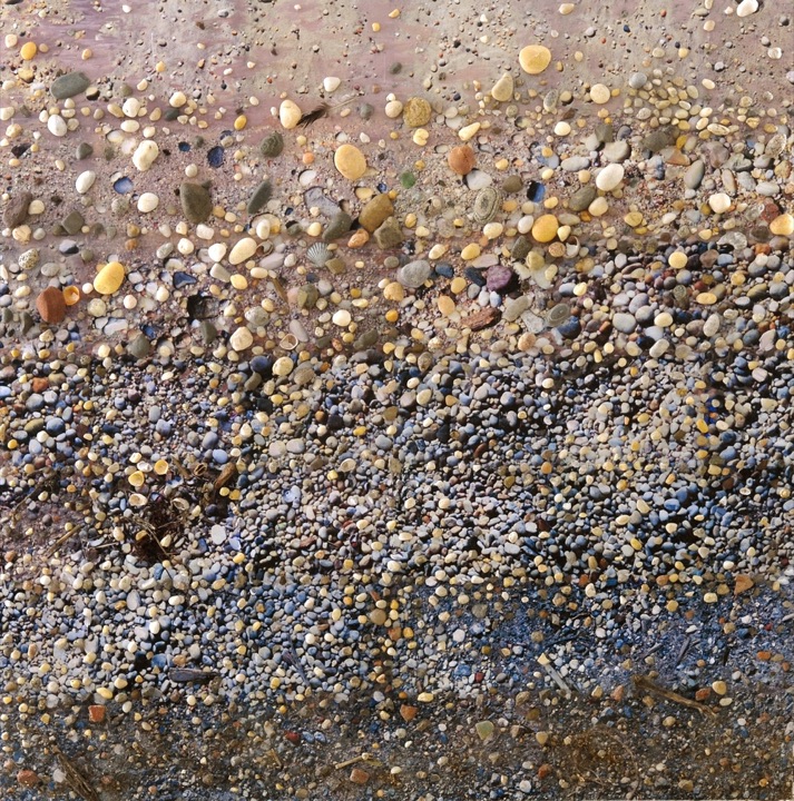 Organic Marine Scapes, Mixed media on canvas