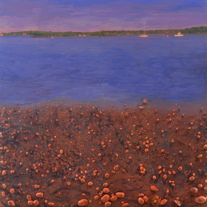 Organic Marine Scapes, Mixed media on canvas